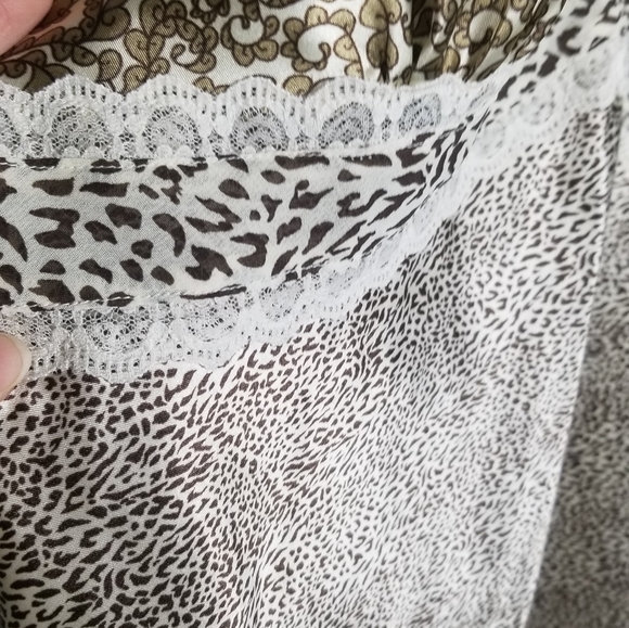 Slip Cheetah animal print lace detail - Picture 4 of 6